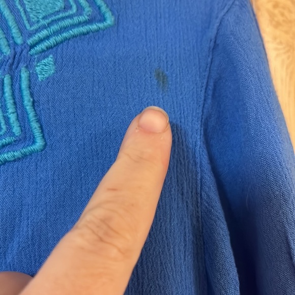 Lily Pulitzer Tunic Blue and Green Size Medium​ - Picture 3 of 5